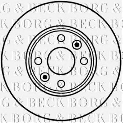 BORG & BECK bbd5226 -  Диск тормозной вентилируемый
